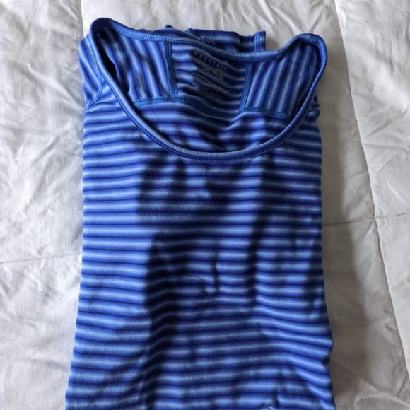 White Mountain Blue Striped Long Sleeve Tee - Picture 2 of 14